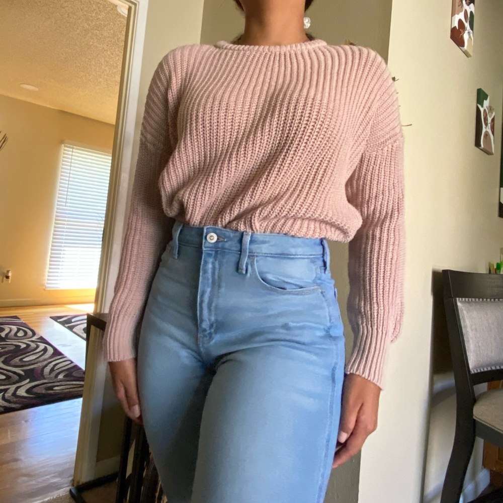 Mauve Brandy Melville Knit Sweater